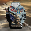 BlueJose Premium Honor The Fallen US Veteran Zip Hoodie
