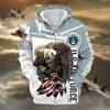 BlueJose Premium Honoring All Who Served US Veteran Zip Hoodie