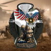 BlueJose Premium Honor The Fallen US Veteran Zip Hoodie