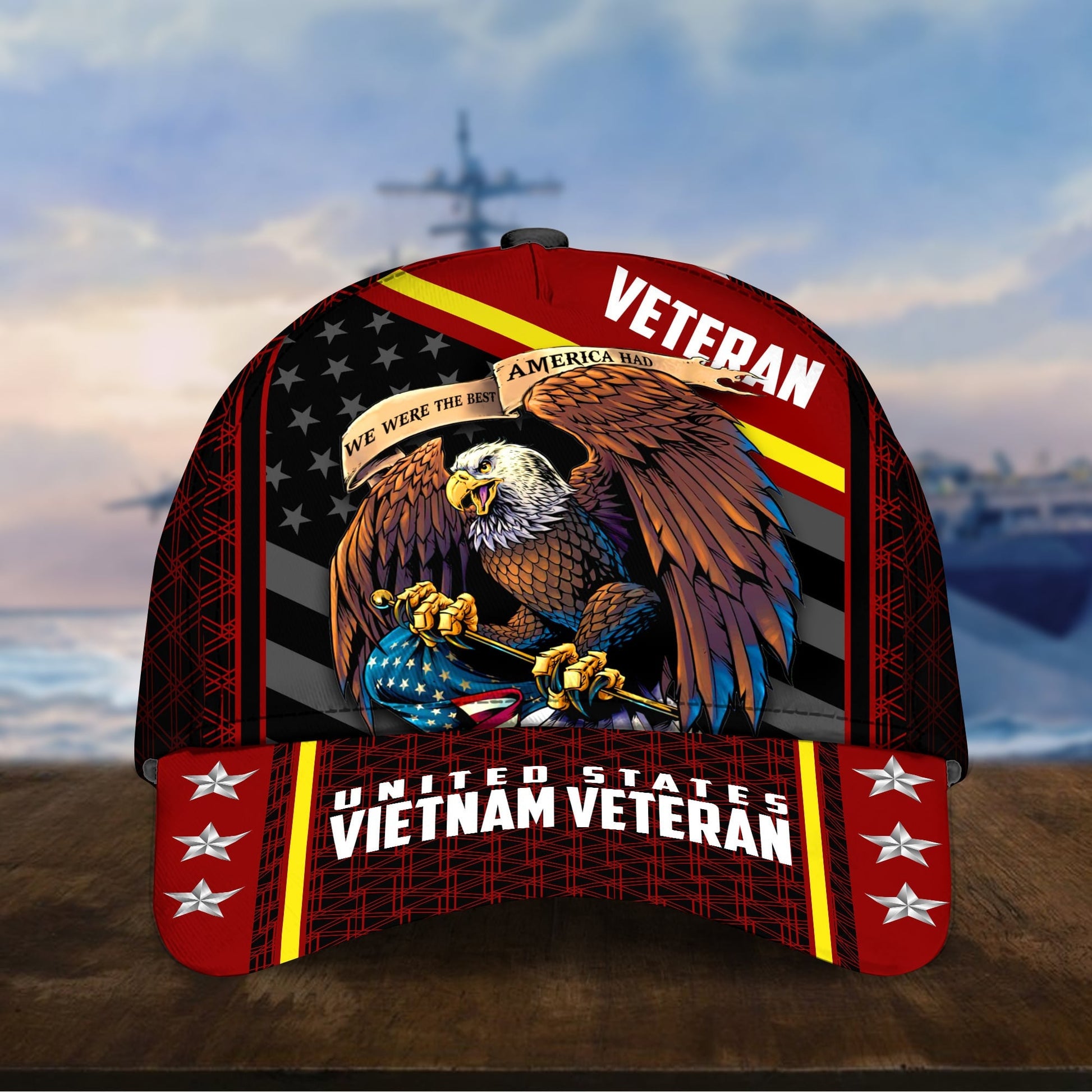 BlueJose Premium Eagle US Veteran Cap NPVC171001