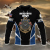 BlueJose Premium Multiple US Military Services Veteran Hoodie