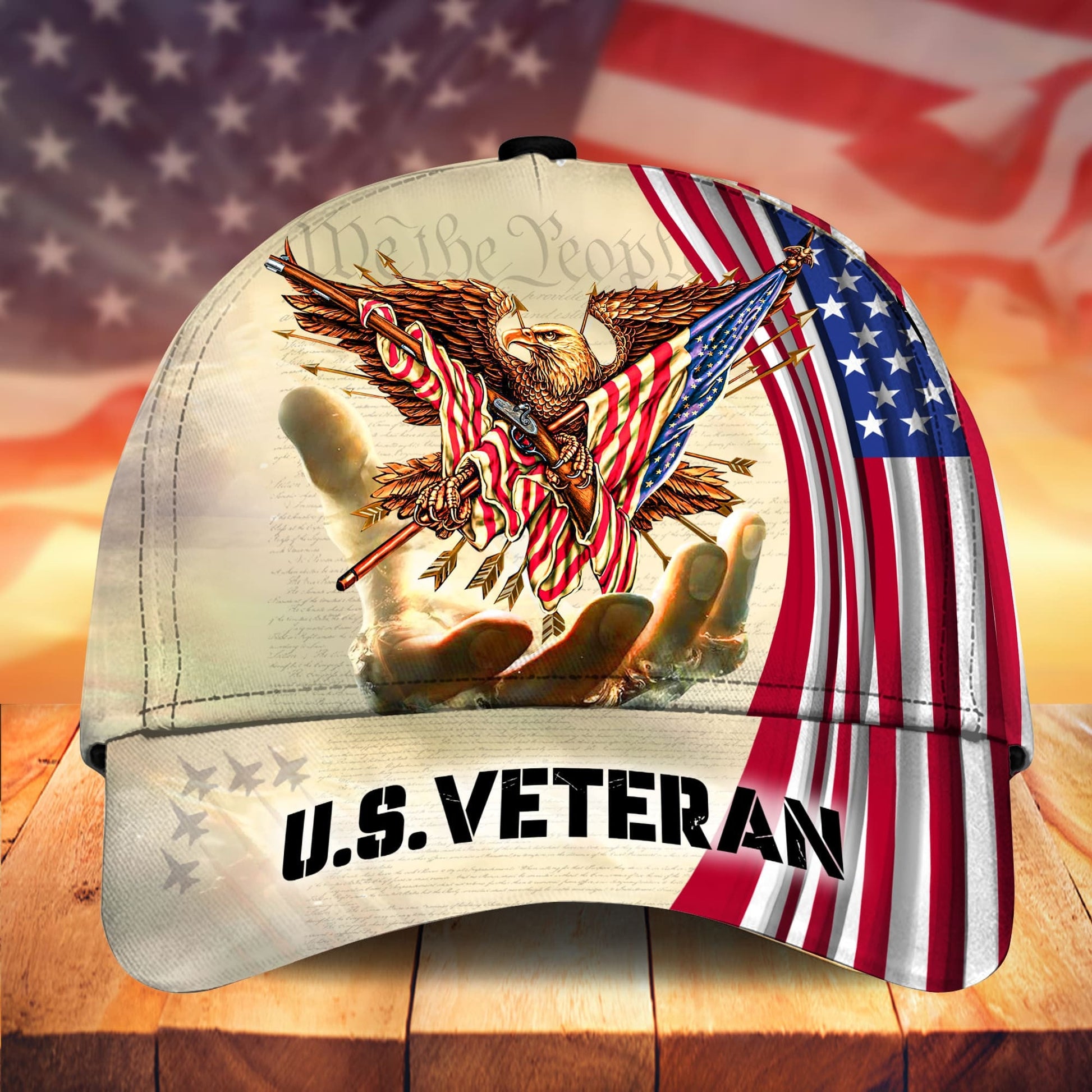 BlueJose Premium Proudly Served US Veteran Cap APVC110701