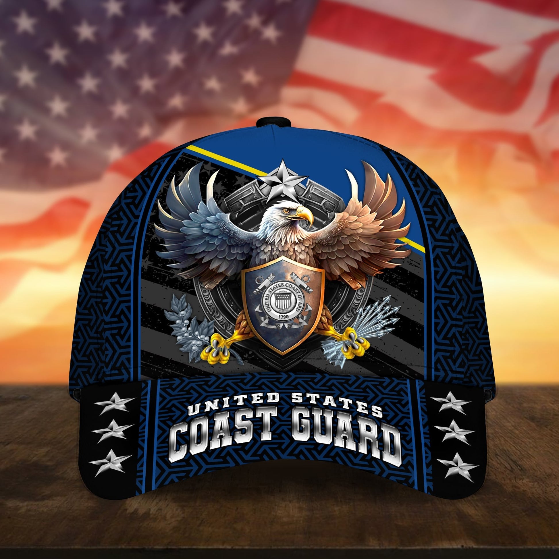 BlueJose Premium Eagle US Veteran Cap APVC260701
