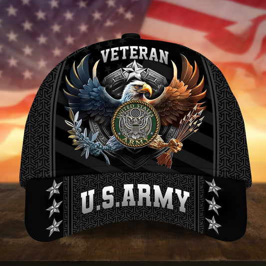 BlueJose Premium US Military Services US Veteran Cap APVC260702