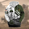 BlueJose Premium Honoring All Who Served US Veteran Zip Hoodie