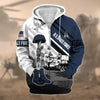 BlueJose Premium Honoring All Who Served US Veteran Zip Hoodie