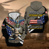 BlueJose Premium Memorial Day Is For Them Veteran's Day Is For Me US Veteran Zip Hoodie