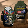 BlueJose Premium Memorial Day Is For Them Veteran's Day Is For Me US Veteran Zip Hoodie