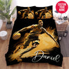 BlueJose Personalized Basketball Player Artwork Custom Name Duvet Cover Bedding Set