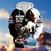 BlueJose Premium Honoring All Who Served US Veteran Zip Hoodie
