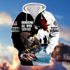 BlueJose Premium Honoring All Who Served US Veteran Zip Hoodie