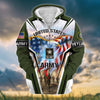BlueJose Premium Honoring All Who Served US Veteran Zip Hoodie
