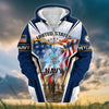 BlueJose Premium Honoring All Who Served US Veteran Zip Hoodie