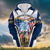 BlueJose Premium Honoring All Who Served US Veteran Zip Hoodie