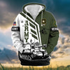 BlueJose Premium Honoring All Who Served US Veteran Zip Hoodie