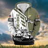 BlueJose Premium Honoring All Who Served US Veteran Zip Hoodie