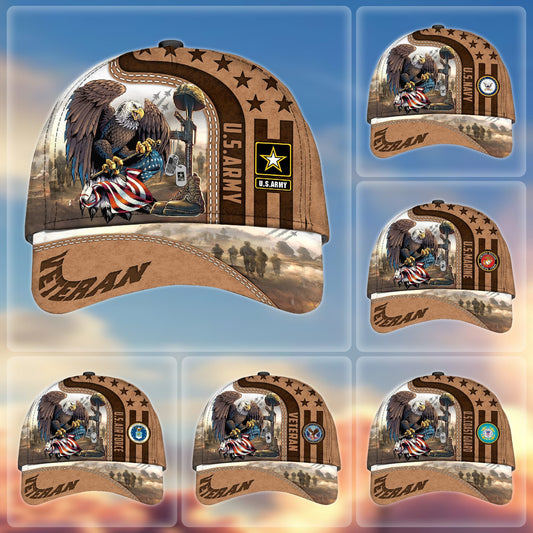 BlueJose Premium Eagle US Veteran Cap APVC241005