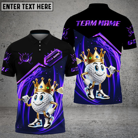 BlueJose Golf Funny Customized Name, Team Name 3D Shirts (4 Colors)