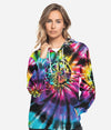 BlueJose Jeep Life Compass Tie Dye Full Hoodie