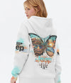 BlueJose Jeep Life Compass Butterfly Hoodie