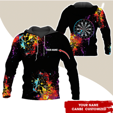 BlueJose Customized Name Darts Premium Hoodie