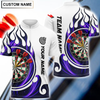 BlueJose Fire Blaster Darts Personalized Name, Team Name 3D Shirt (4 Colors)