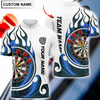 BlueJose Fire Blaster Darts Personalized Name, Team Name 3D Shirt (4 Colors)