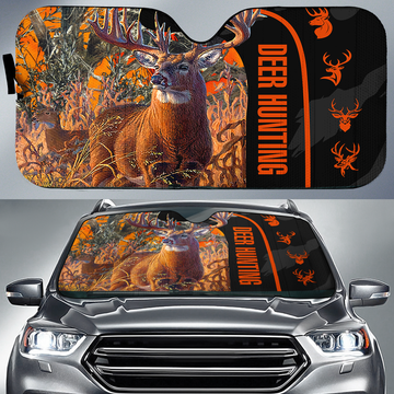 BlueJose Deer All Over Printed 3D Sun Shade