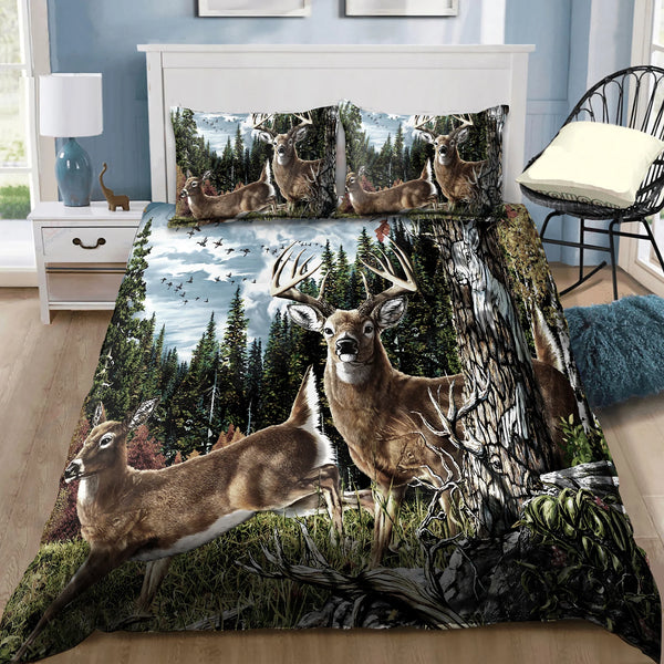 Bluejose Love Deer Hunting Bedding Set – Blue Jose