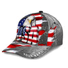 BlueJose Premium Usa Eagle 3D Cap Patriot Cracked Hat Personalized