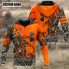 BlueJose Custom Name Orange Deer Hunting Apparels