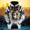 BlueJose The Greatest Deer Hunting 3D Hoodie (3 Colors)