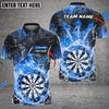 BlueJose Darts Fire Colorful Rays Of Light Premium Personalized Name, Team Name 3D Shirt (6 Colors)