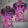 BlueJose Darts Fire Colorful Rays Of Light Premium Personalized Name, Team Name 3D Shirt (6 Colors)