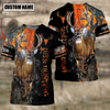 BlueJose Customized name Deer Hunting 3 3D Design All Over Printed