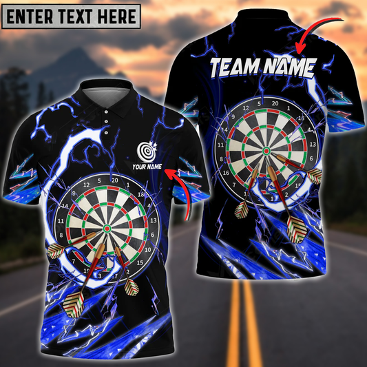 BlueJose Breath Of Thunder Darts Personalized Name, Team Name 3D Shirt (6 Colors)