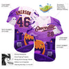 BlueJose Custom 3D Pattern Halloween Pumpkins Horror Night Baseball Jersey