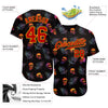 BlueJose Custom 3D Pattern Halloween Skulls And Palm Leaves Baseball Jersey