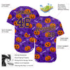 BlueJose Custom 3D Pattern Halloween Pumpkins Baseball Jersey