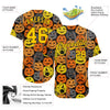 BlueJose Custom 3D Pattern Halloween Pumpkins Baseball Jersey