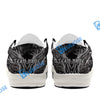 BlueJose Billiards 8 Chain Scar Wolf White Canvas Loafer Shoes (4 Colors)