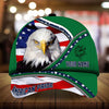 BlueJose Premium Unique American Pride Eagle Patriotic Cap Technicolor Personalized