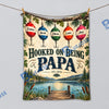 BlueJose Hooked on Being – Personalized Fishing Blanket with Kids’ Names