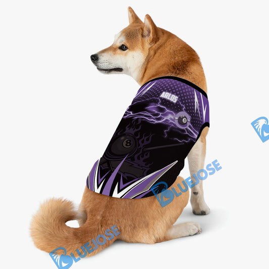 BlueJose Purple Fire Personalized Shirt For Dog