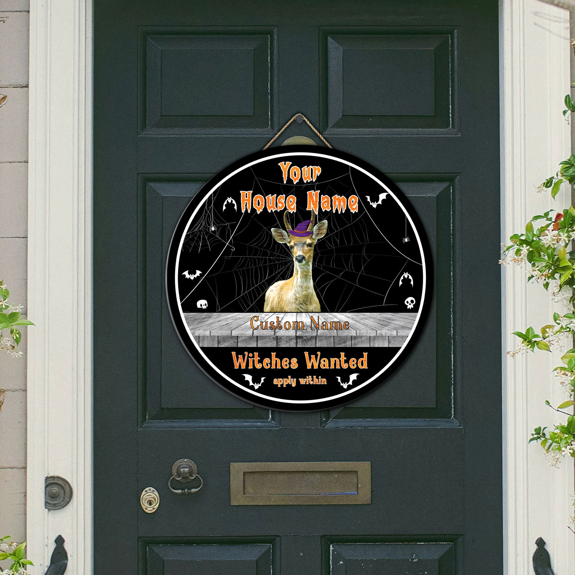 BlueJose Sitka Deer Halloween Wooden Sign – Blue Jose