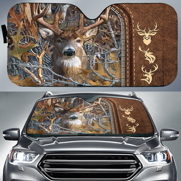 BlueJose Deer All Over Printed 3D Sun Shade