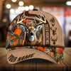 BlueJose Ashley Whitely Deer Hunting Multicolor Camo Personalized Cap