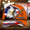 BlueJose Premium Unique American Pride Eagle Patriotic Cap Technicolor Personalized