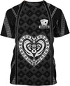 BlueJose Casino Poker Hearts Card Personalized Name 3D T-Shirt