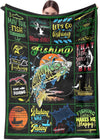 BlueJose Let's Go Fishing Blanket